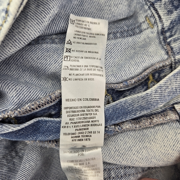 Naf Naf High Rise Slouchy Mom Jeans Size 8 - Picture 7 of 8